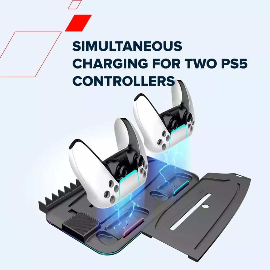 Multifunkční chladicí stojan pro konzoli PS5 CS-51 - Photo 8