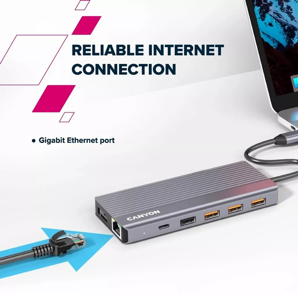 13 portový USB-C HUB DS-16 - Photo 11