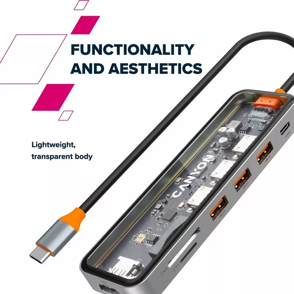 7 Θύρες USB-C Hub DS-13 - Photo 11