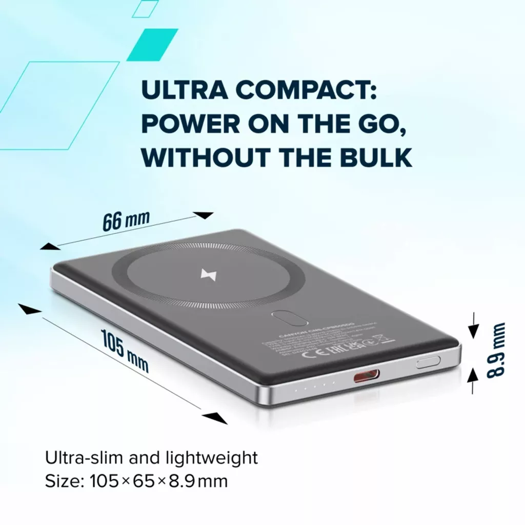 Power Bank OnPower 505 Slim Magsafe 5000 mAh PD20W - Photo 10