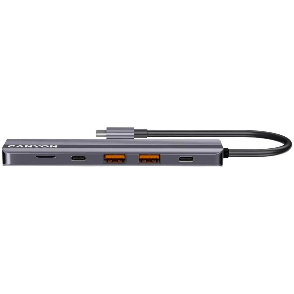 6 portový USB-C HUB DS-17