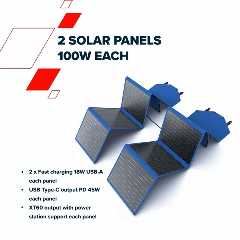 Kit Solar Plegable de 2 Paneles SP200W - Photo 22