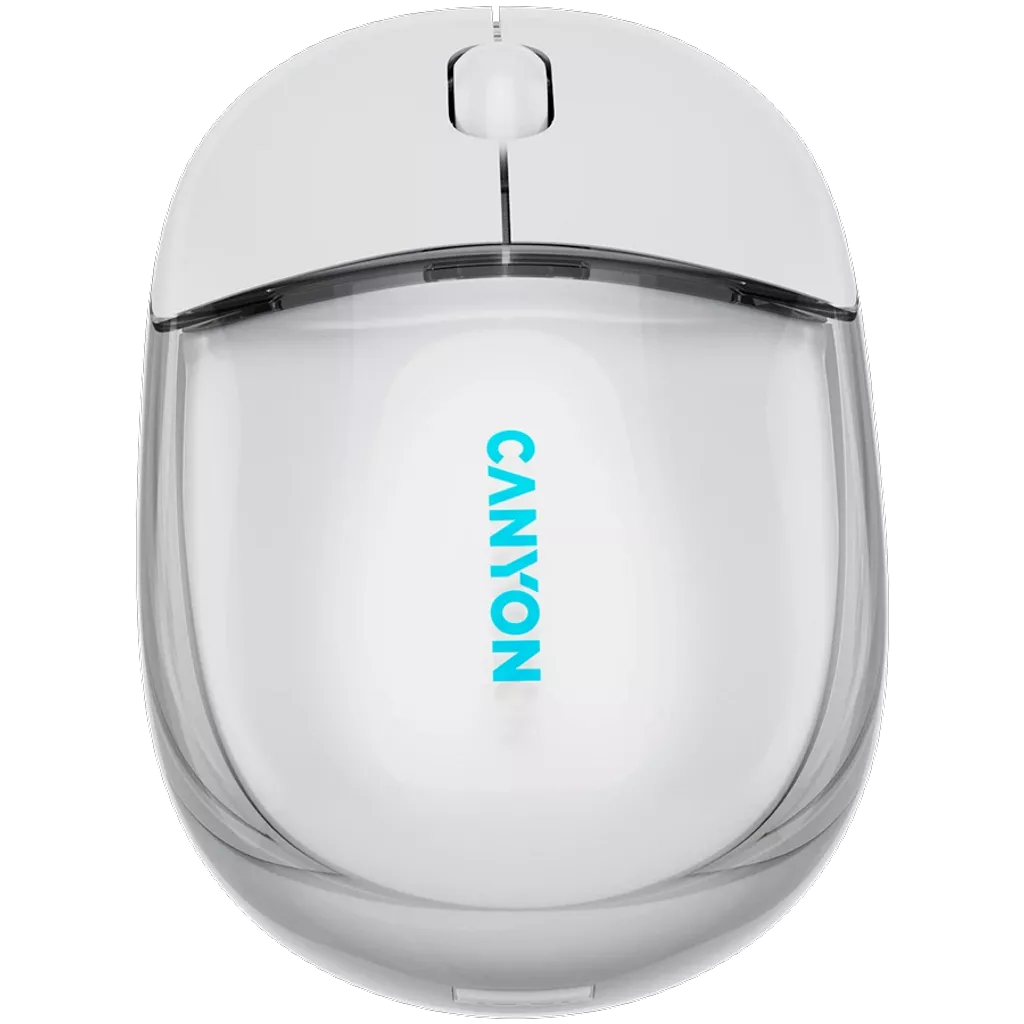 Input Devices - Mouse CANYON OnClick 24 (Wireless 2.4GHz 1200dpi), White - Photo 2