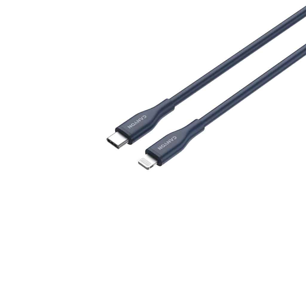 USB-C to Lightning Cable (Silicone, USB 2.0, 1m) - Photo 4