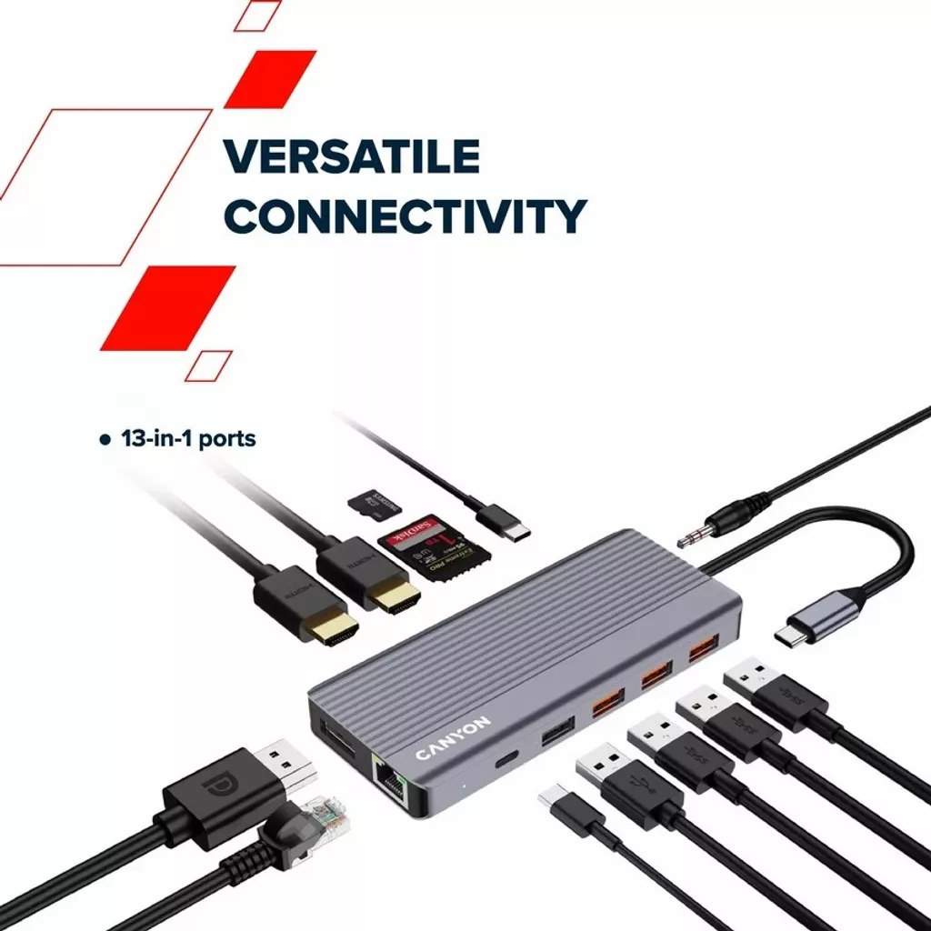 13 portový USB-C HUB DS-16 - Photo 15