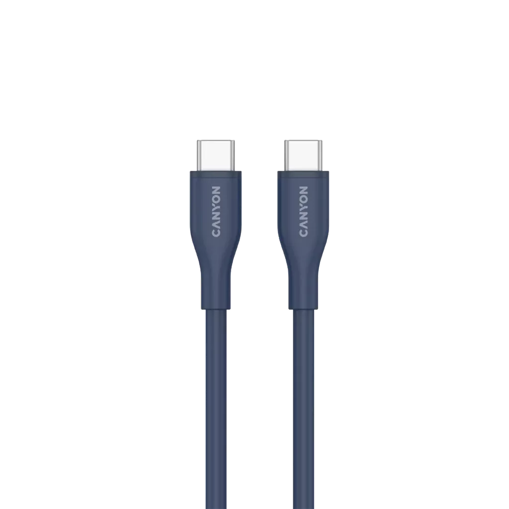 USB-C - USB-C kábel CC60SC10 (silikón, USB 2.0, 1m) - Photo 2