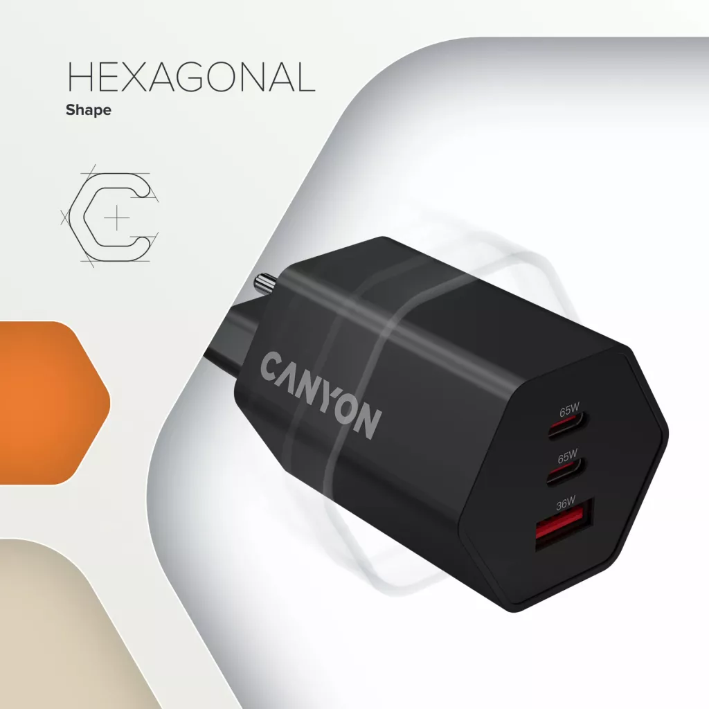 Сетевое зарядное устройство Hexagon 65 - Photo 8