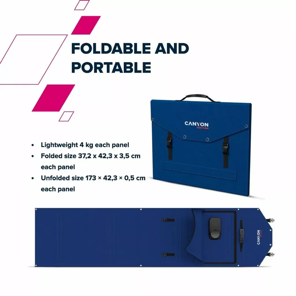 Kit Solar Plegable de 2 Paneles SP200W - Photo 21