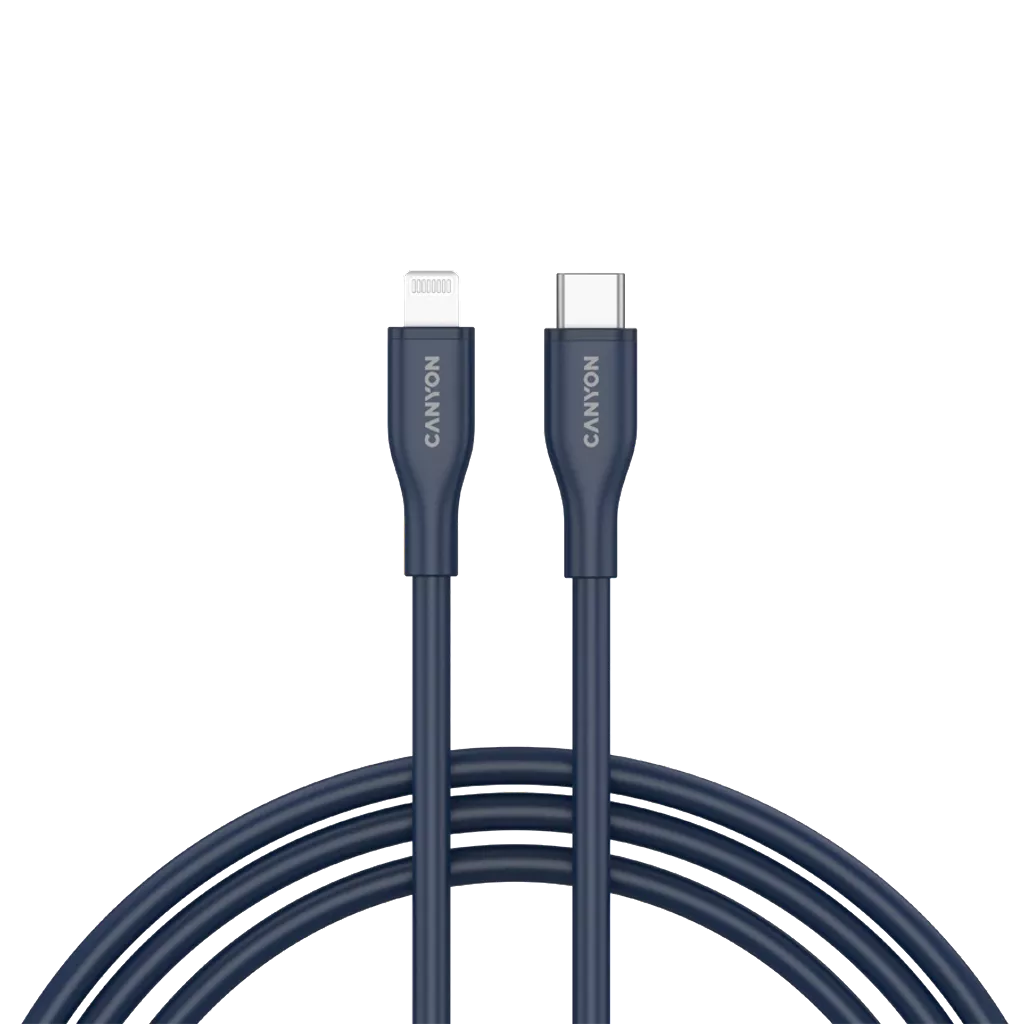 USB-C to Lightning Cable (Silicone, USB 2.0, 1m)