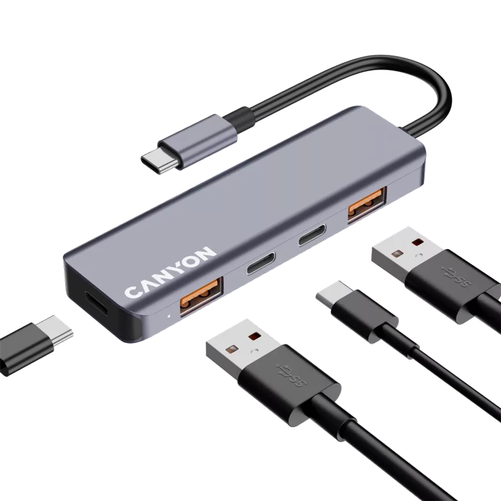 5 portový USB-C HUB DS-18 - Photo 5