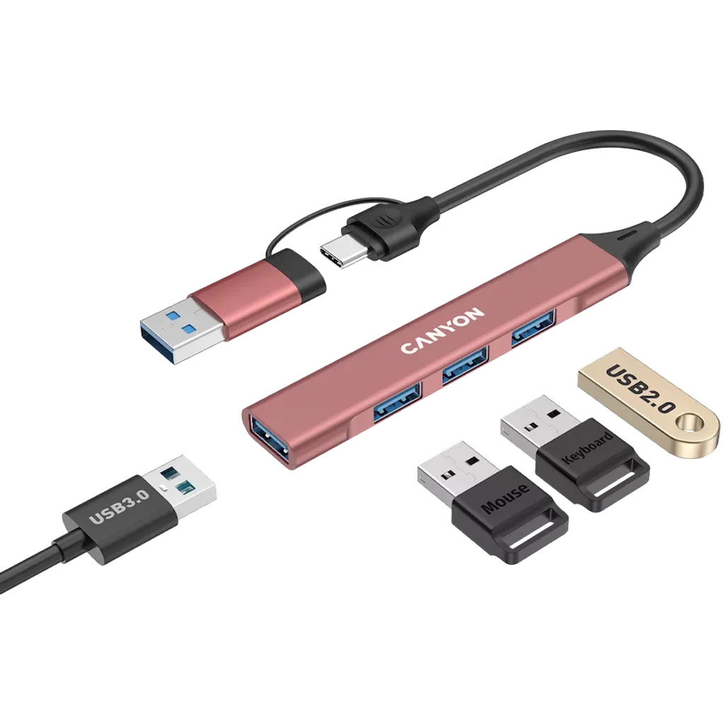 4 Port USB-C Hub DS-02 - Photo 4