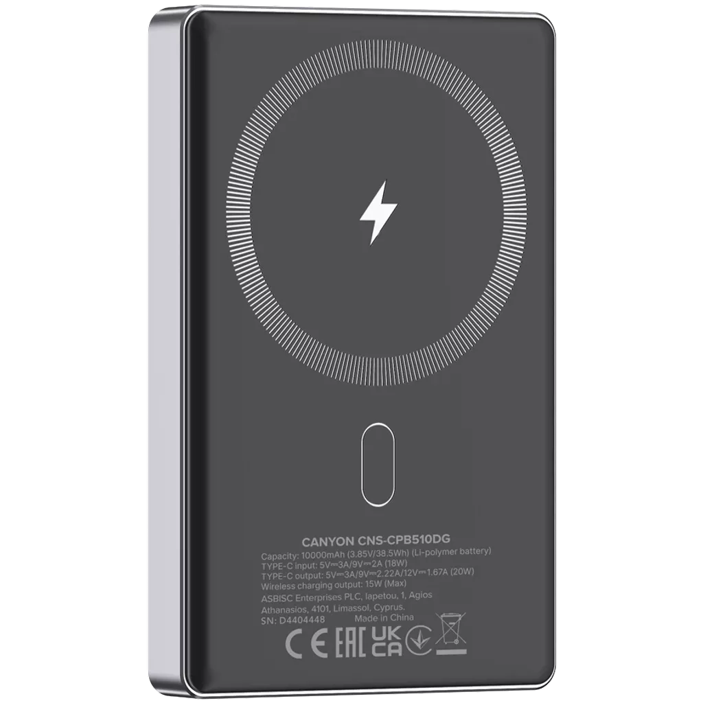 Power Bank OnPower 510 Slim Magsafe 10000 mAh PD20W - Photo 4