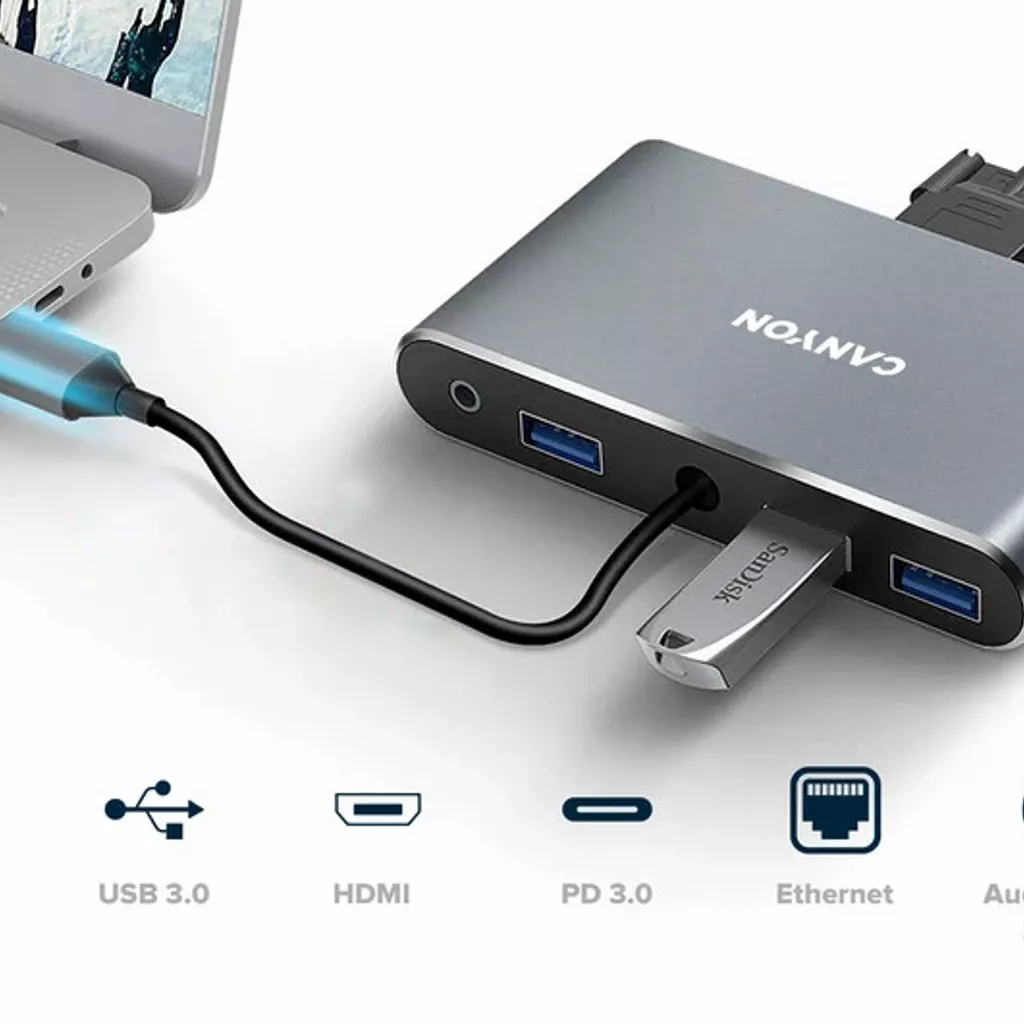 13 Θύρα USB-C Hub DS-12 - Photo 5