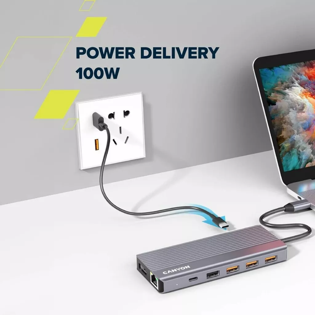 13 portový USB-C HUB DS-16 - Photo 12