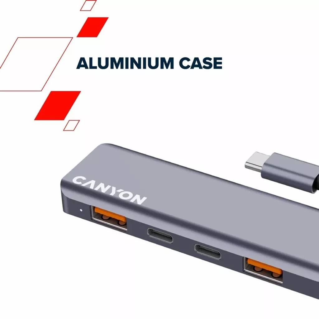 5 portový USB-C HUB DS-18 - Photo 8