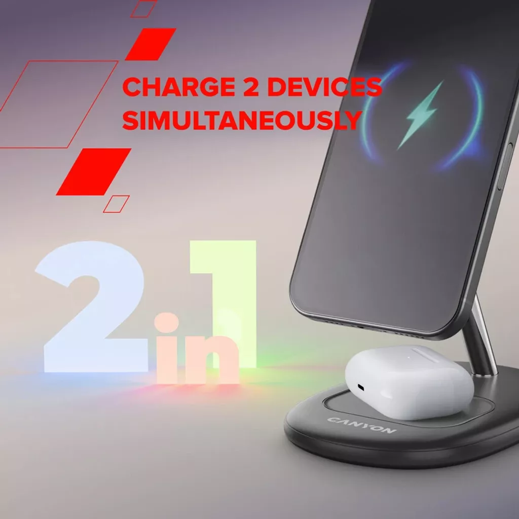 Wireless Charging Stand OnCharge 205 30W Adapter included - Photo 12
