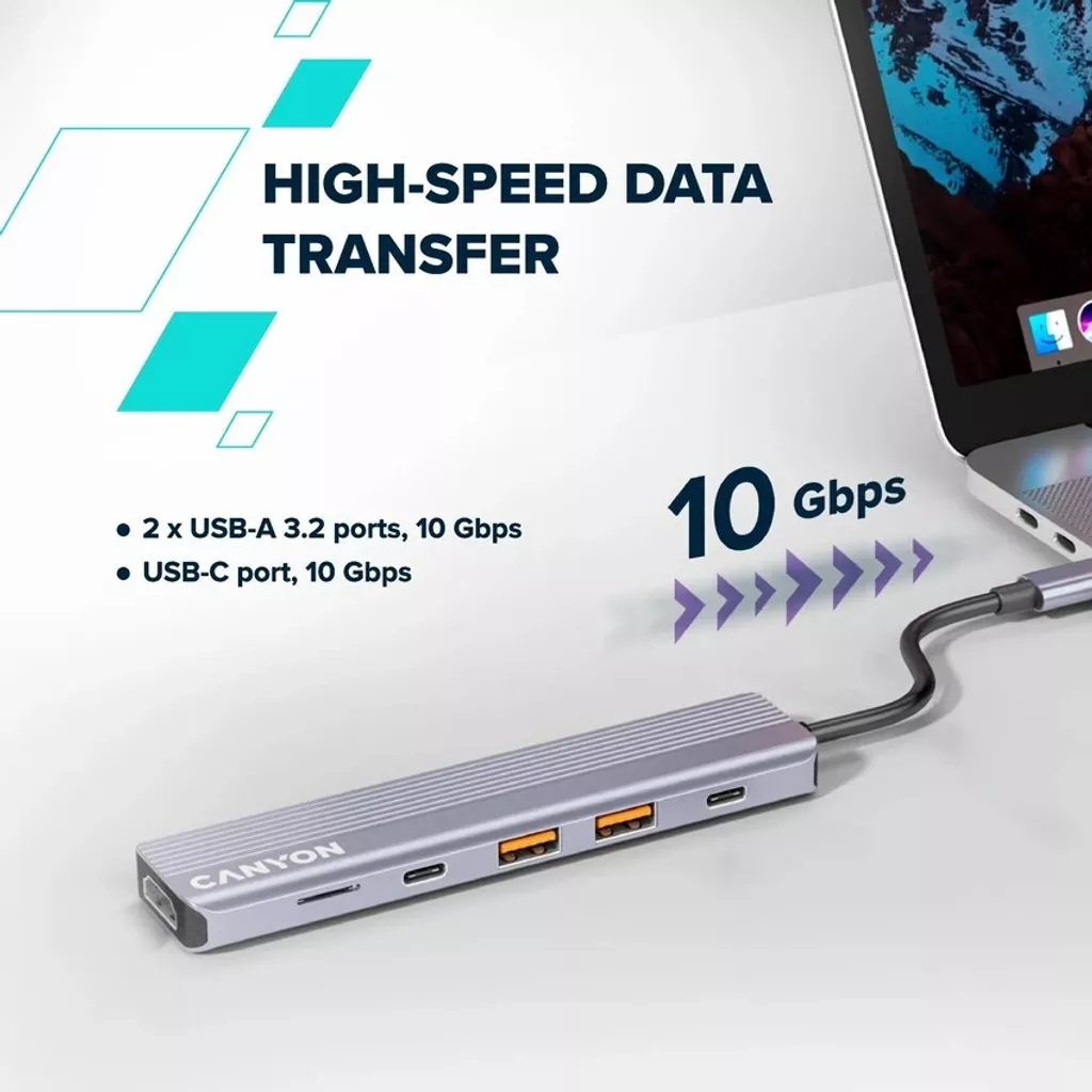 6 Ports USB-C HUB DS-17 - Photo 11