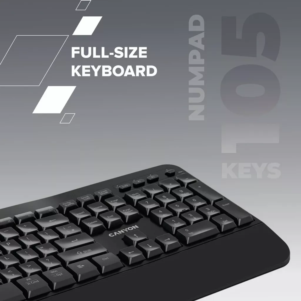 Ergonomic Wireless Keyboard HKB-W6 - Photo 5