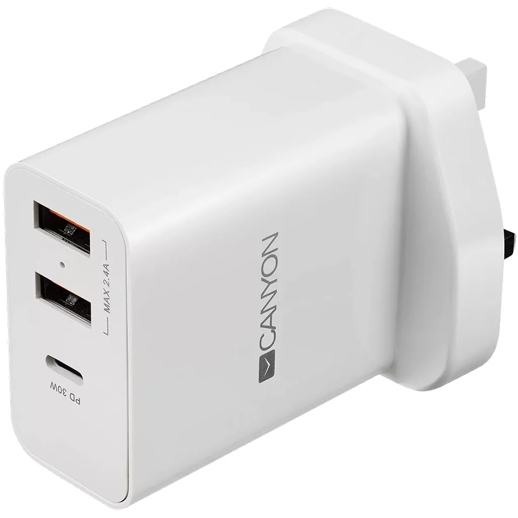 CANYON Power Adapter CNE-CHA08 AC 100-240V, 50/60Hz, DC 5V, 42W, 2.4A