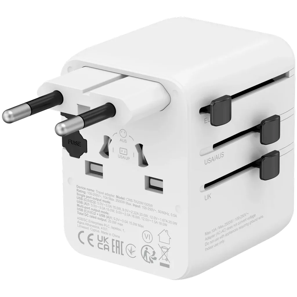 Universal Travel Adapter OnTour 20 - Photo 2