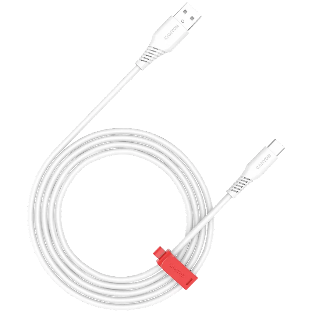 USB-C - USB-A Cable AC18SC (Silocone, Power Delivery Support, 1.2m)
