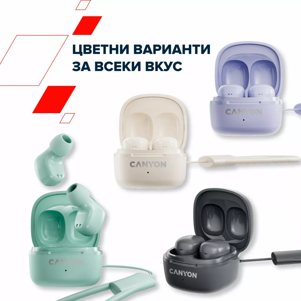 Безжични стерео слушалки OnGo 4 Mini - Photo 6
