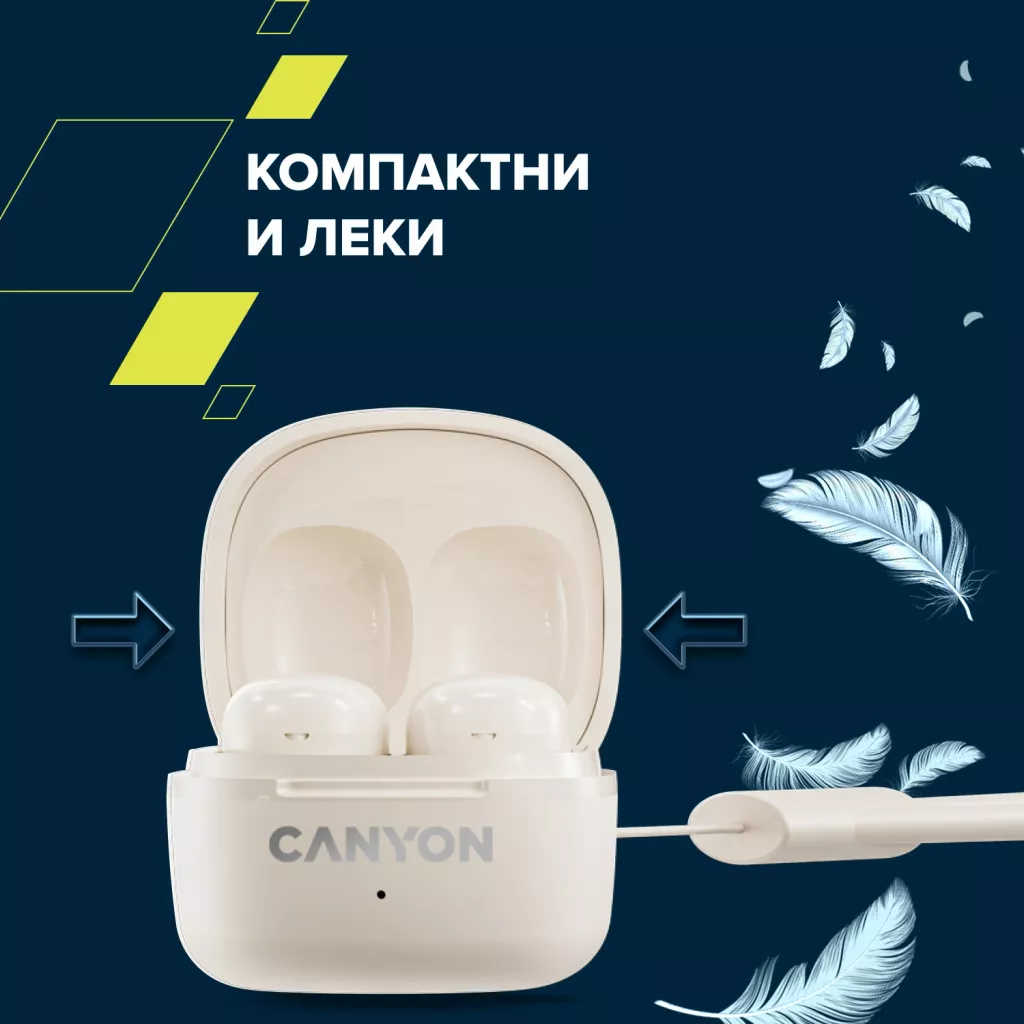 Безжични стерео слушалки OnGo 4 Mini - Photo 7