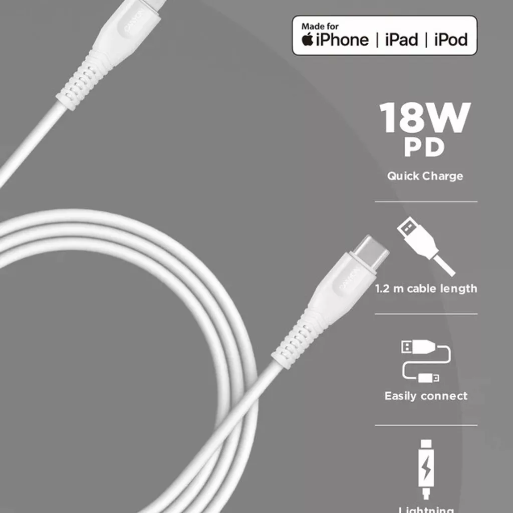 Charge And Sync Cable, USB Type-C Lightning MFI-4 - Photo 4