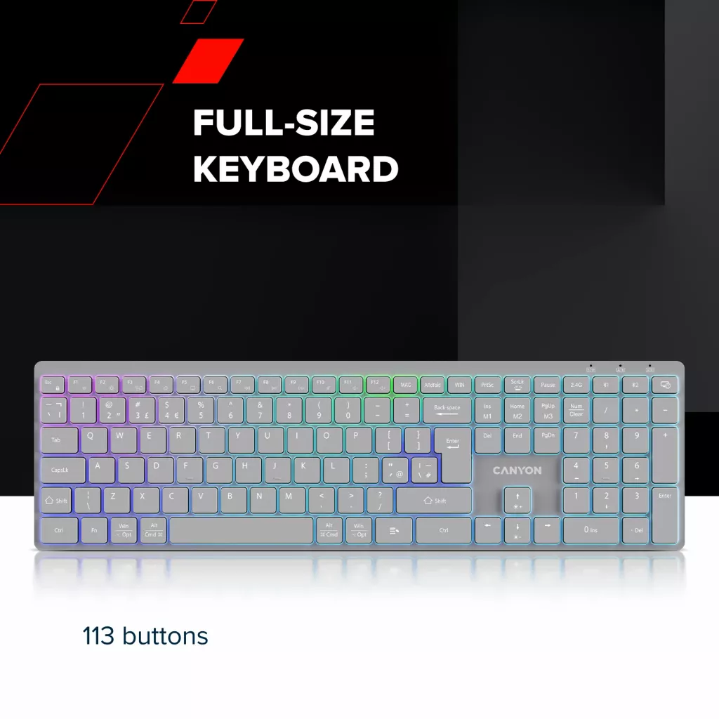 Wireless Keyboard HKB-W11 - Photo 12