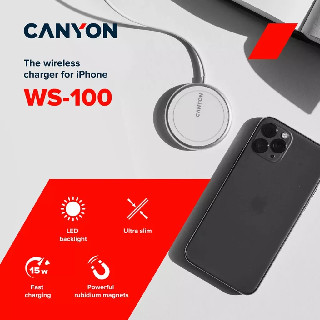 Wireless charging station for iPhone WS-100 - Photo 7