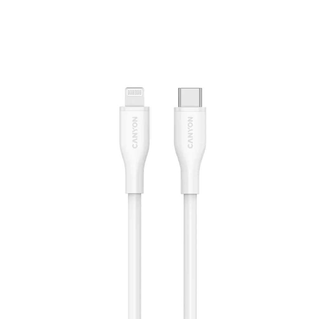 Kabel USB-C na Lightning (silikonový, USB 2.0, 1 m) - Photo 2