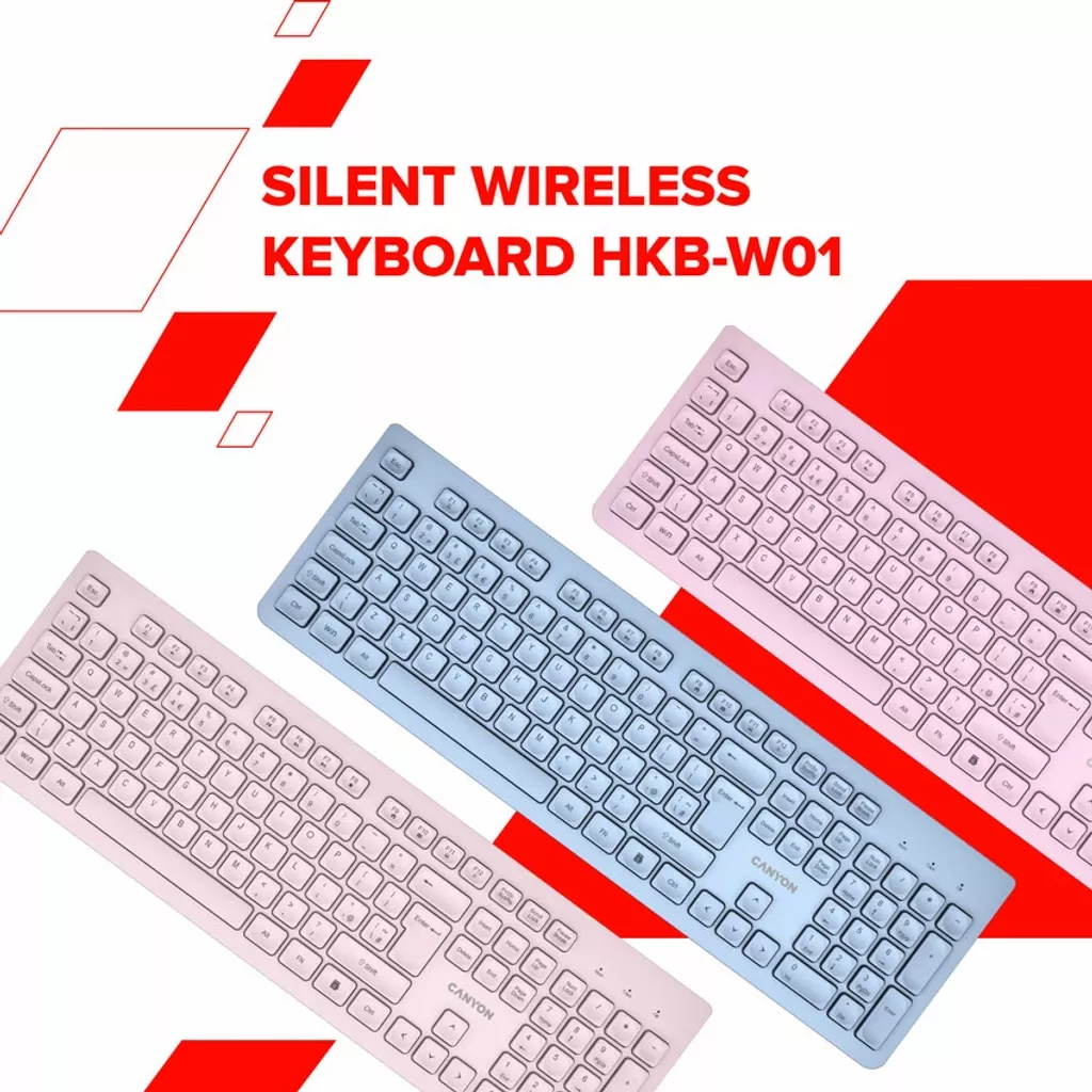 Silent Wireless Keyboard HKB-W01 - Photo 11