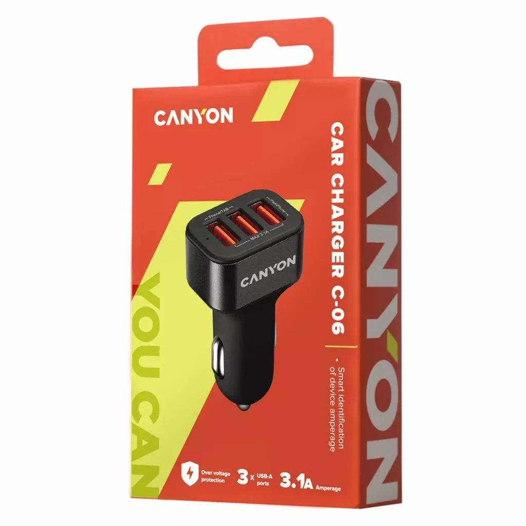 Triple USB Car Charger, 3.1A C-06 - Photo 5