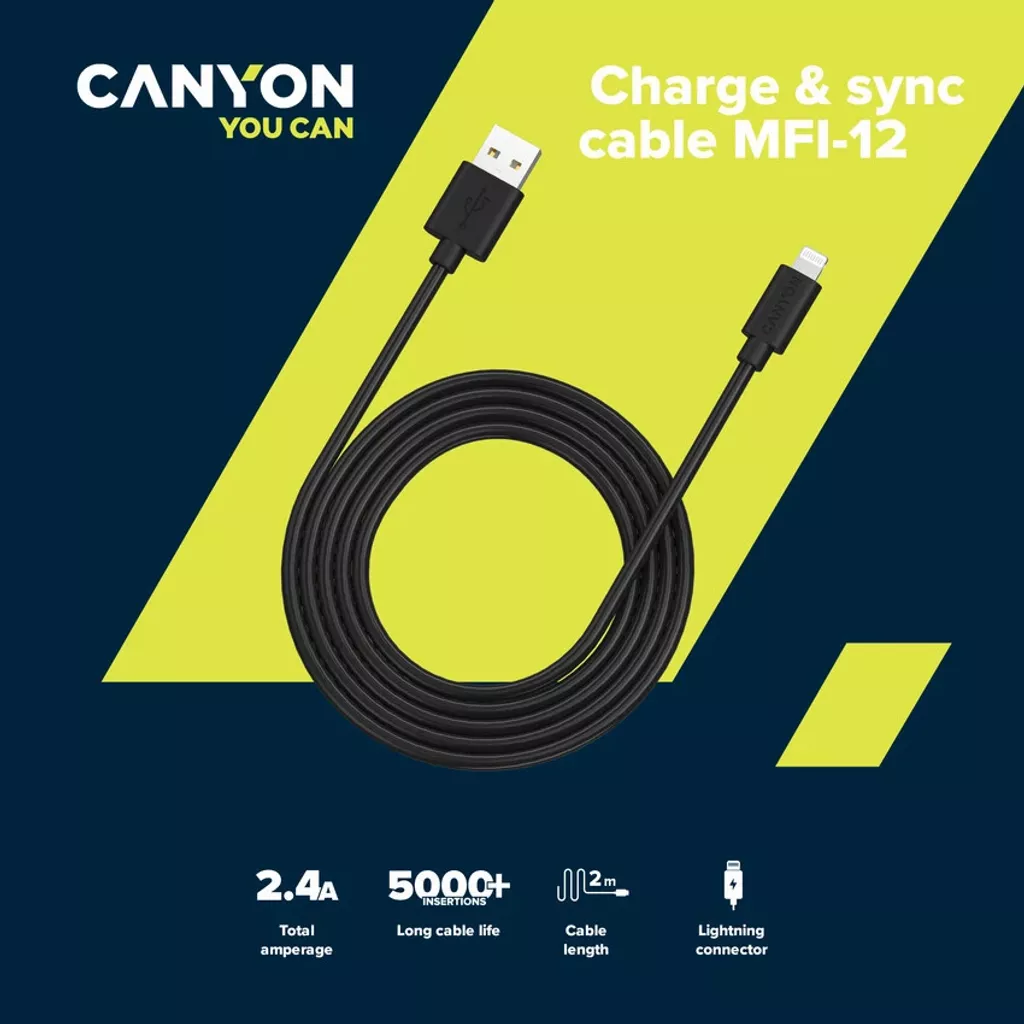 Charge & sync cable MFI-12 - Photo 3
