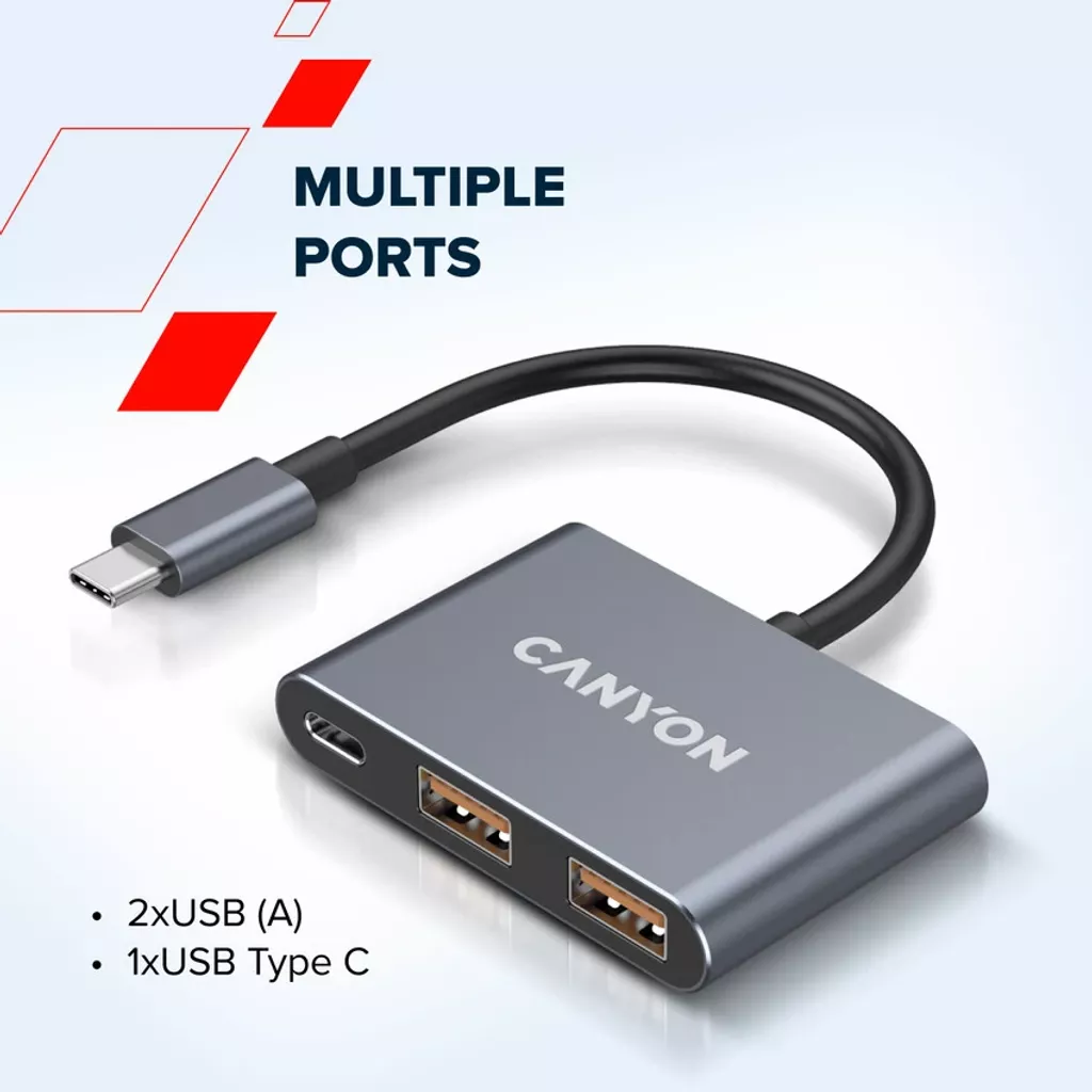 3 Port USB (C) HUB DS-3 - Photo 9