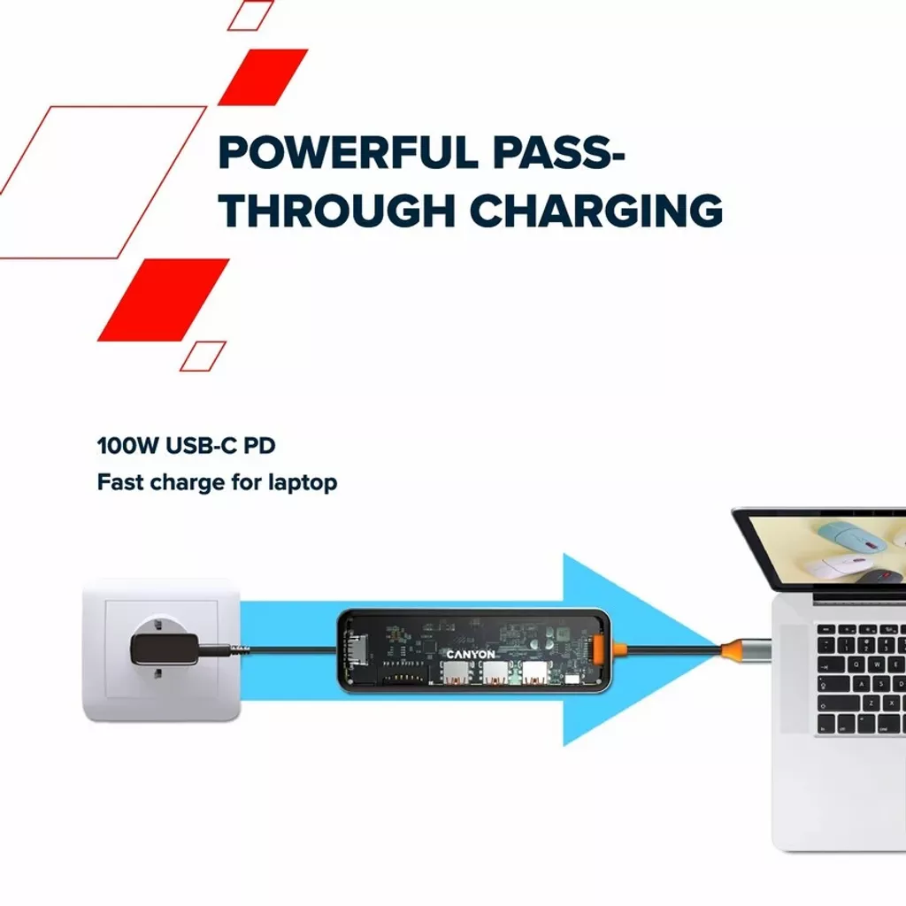 7 Θύρες USB-C Hub DS-13 - Photo 14