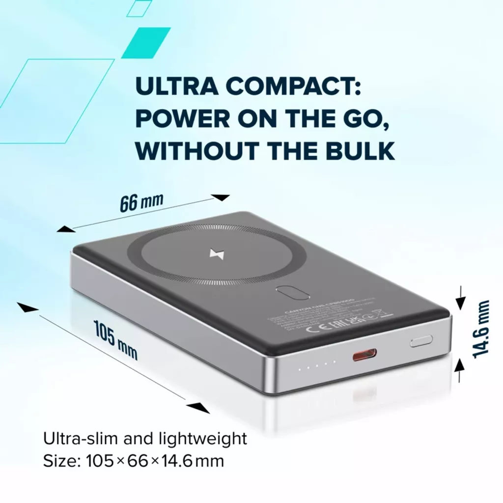 Power Bank OnPower 510 Slim Magsafe 10000 mAh PD20W - Photo 10