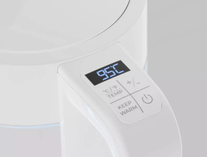 Precíz hőmérséklet-beállítás 40 – 100 °C