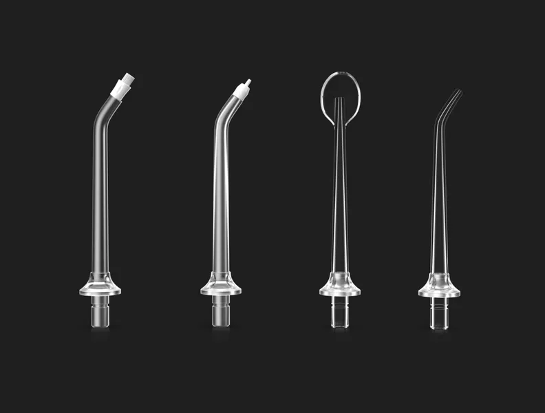 Incluye boquillas para todos los usos: Ortodoncia, Periodontal, Lengua, Estándar