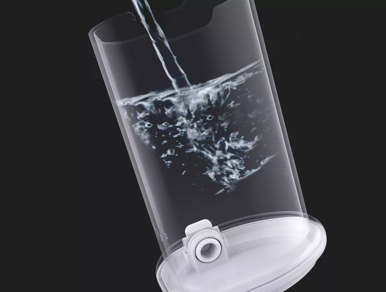 Depósito de agua extraíble de 200 ml