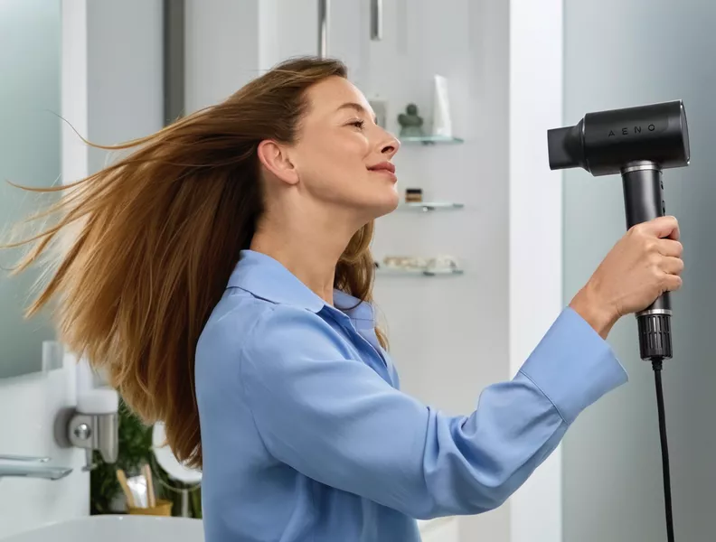 Fast drying: powerful airflow