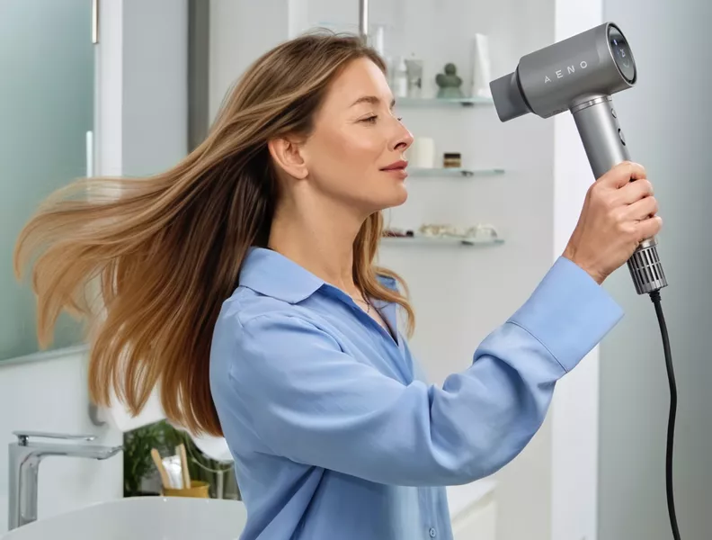 Fast drying: powerful airflow