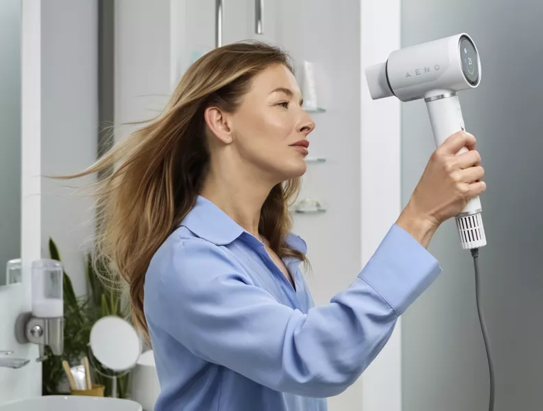 Fast drying: powerful airflow