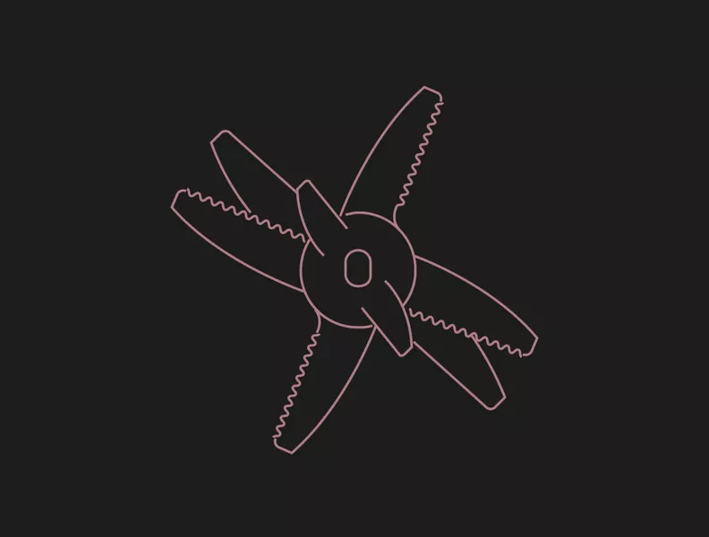 8 nožov z nehrdzavejúcej ocele