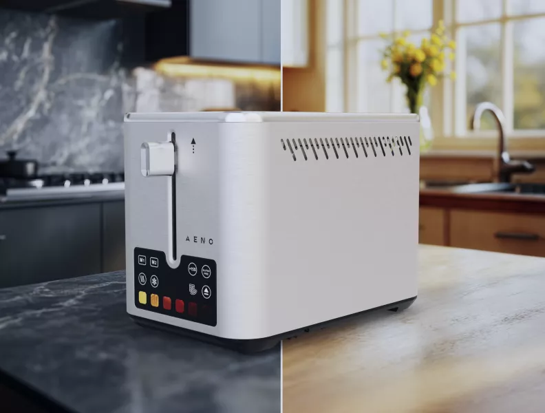 Compact design: fits any kitchen