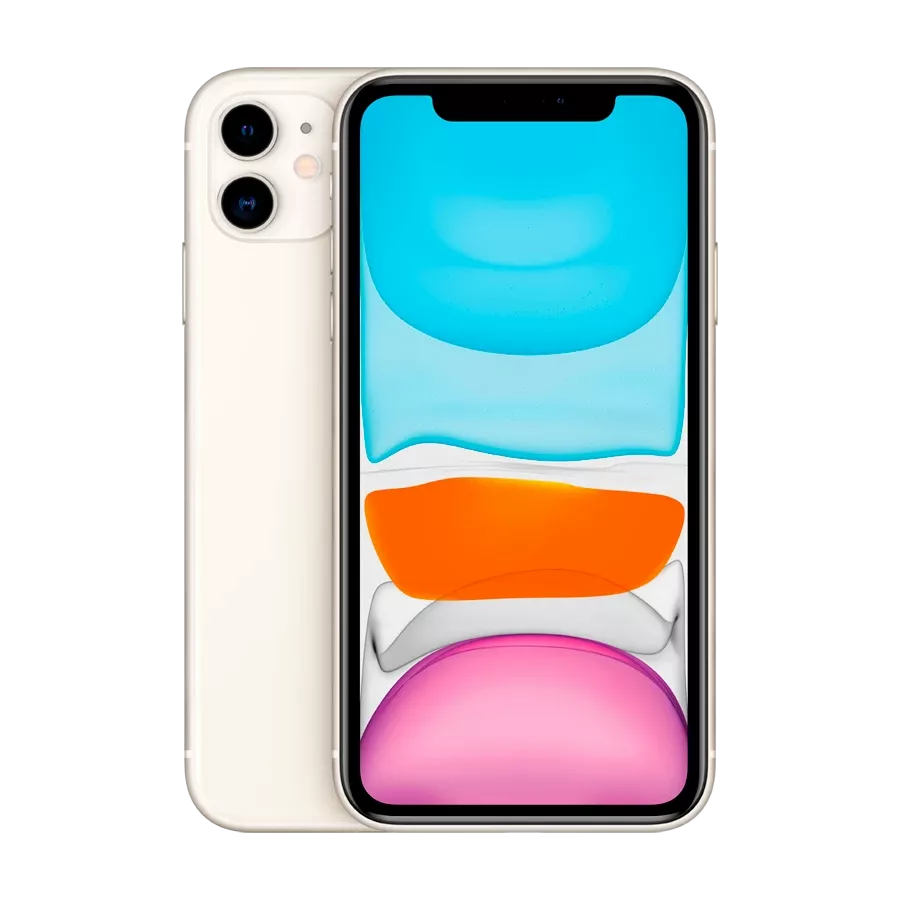 APPLE iPhone 11 64GB Biały, Używany, Klasa B