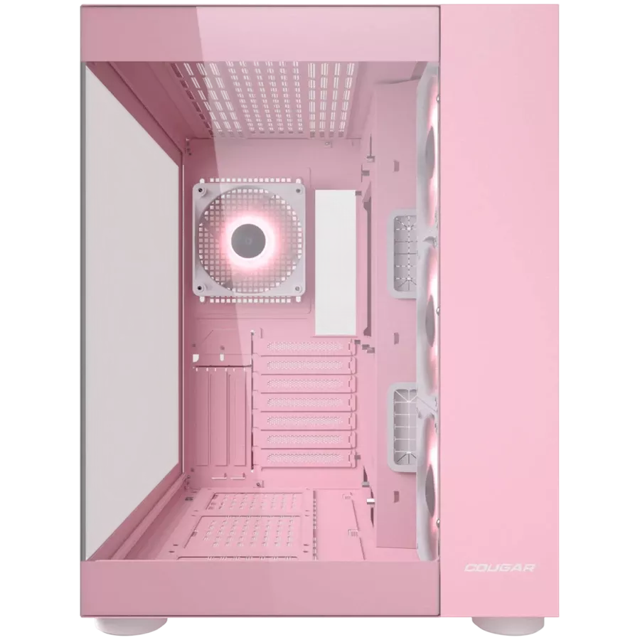 COUGAR クーガーFV150 RGB ピンク COUGAR FV150 RGB PC Case, Mid tower, Pink