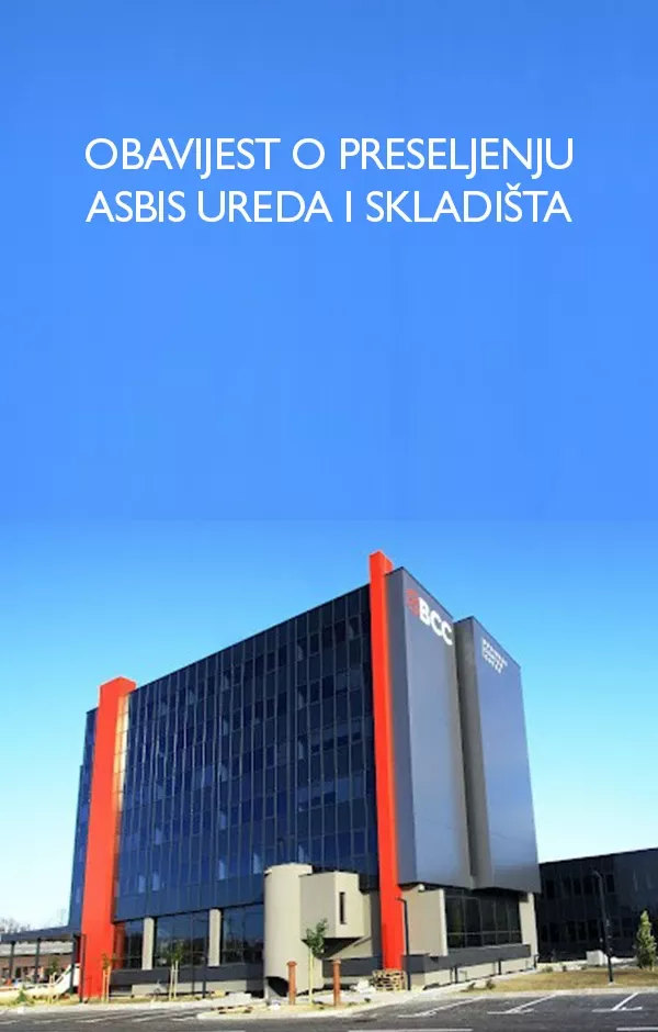 OBAVIJEST O PRESELJENJU UREDA I SKLADIŠTA