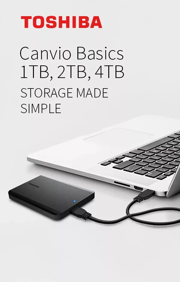 Toshiba Canvio - Storage Made Simple