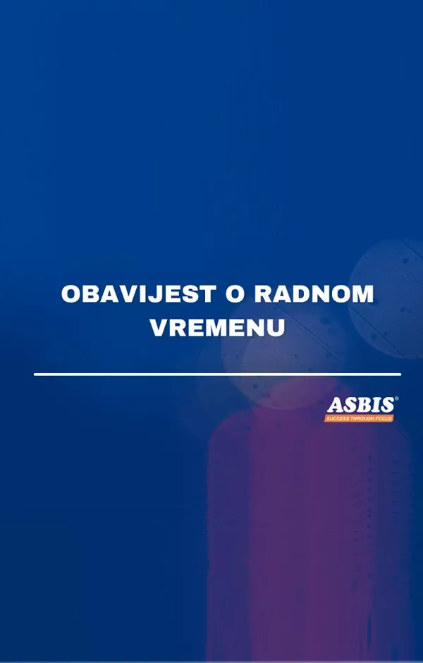 Obavijest o radnom vremenu tijekom blagdana